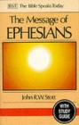 The Message of Ephesians : God's New Society With Study Guide - Book