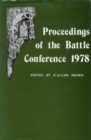 Anglo-Norman Studies I : Proceedings of the Battle Conference 1978 - Book