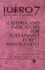Criteria and Indicators for Sustainable Forest Management - Book