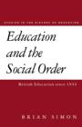 Education and the Social Order - Book