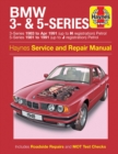 BMW 3 & 5 Series Service and Repair Manual - Book