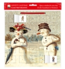 Mr & Mrs Snowman advent calendar (with stickers) - Book