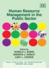 Human Resource Management in the Public Sector - eBook