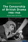 The Censorship of British Drama 1900-1968 Volume 3 : The Fifties - eBook