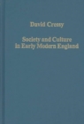 Society and Culture in Early Modern England - Book