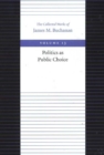 Politics as Public Choice - Book