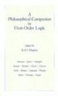 A Philosophical Companion To First-Order Logic - Book