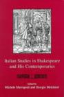 Italian Studies In Shakespeare and His Contemporaries - Book