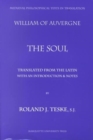 The Soul : De anima. William of Auvergne, Bishop of Paris - Book