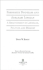Frederick Douglass and Abraham Lincoln : A Relationship in Language, Politics, and Memory - Book