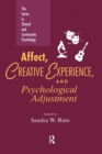 Affect, Creative Experience, And Psychological Adjustment - Book
