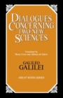 Dialogues Concerning Two New Sciences - Book