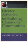 Literacy Activities for Building Classroom Communities - Book