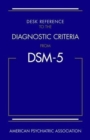 Desk Reference to the Diagnostic Criteria From DSM-5 (R) - Book