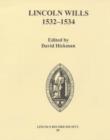 Lincoln Wills, 1532-1534 - Book