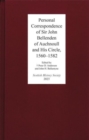 Personal Correspondence of Sir John Bellenden of Auchnoull and His Circle, 1560-1582 - Book