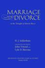 Marriage & Divorce in the Thought of Martin Buber - Book