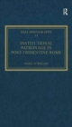 Institutional Patronage in Post-Tridentine Rome : Music at Santissima Trinita dei Pellegrini 1550-1650 - Book