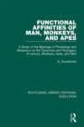 Functional Affinities of Man, Monkeys, and Apes : A Study of the Bearings of Physiology and Behaviour on the Taxonomy and Phylogeny of Lemurs, Monkeys, Apes, and Man - eBook