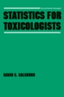 Statistics for Toxicologists - eBook