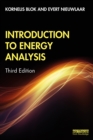 Introduction to Energy Analysis - eBook