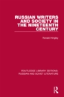 Russian Writers and Society in the Nineteenth Century - eBook