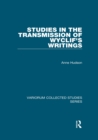 Studies in the Transmission of Wyclif's Writings - eBook
