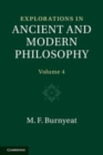Explorations in Ancient and Modern Philosophy: Volume 4 - Book