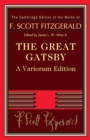 The Great Gatsby - Variorum Edition - Book