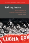 Seeking Justice : Access to Remedy for Corporate Human Rights Abuse - Book