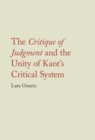 Critique of Judgment and the Unity of Kant's Critical System - eBook