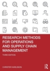 Research Methods for Operations and Supply Chain Management - Book
