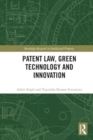 Patent Law, Green Technology and Innovation - Book