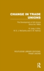 Change in Trade Unions : The Development of UK Unions Since the 1960s - Book