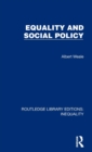 Equality and Social Policy - Book
