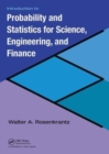 Introduction to Probability and Statistics for Science, Engineering, and Finance - Book