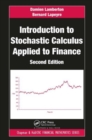 Introduction to Stochastic Calculus Applied to Finance - Book