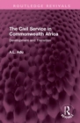 The Civil Service in Commonwealth Africa : Development and Transition - Book