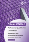 CIMA E2 Managing Performance : Course Book - Book