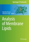 Analysis of Membrane Lipids - Book