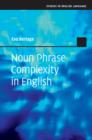 Noun Phrase Complexity in English - Book