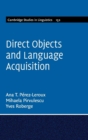 Direct Objects and Language Acquisition - Book