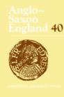 Anglo-Saxon England: Volume 40 - Book
