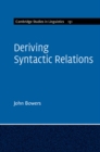 Deriving Syntactic Relations - Book
