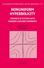Nonuniform Hyperbolicity : Dynamics of Systems with Nonzero Lyapunov Exponents - eBook