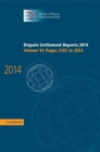 Dispute Settlement Reports 2014: Volume 6, Pages 2187–2652 - Book