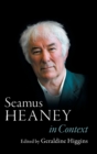 Seamus Heaney in Context - Book