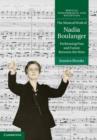 The Musical Work of Nadia Boulanger : Performing Past and Future between the Wars - eBook