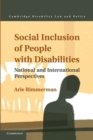 Social Inclusion of People with Disabilities : National and International Perspectives - Book