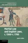 Martial Law and English Laws, c.1500-c.1700 - Book